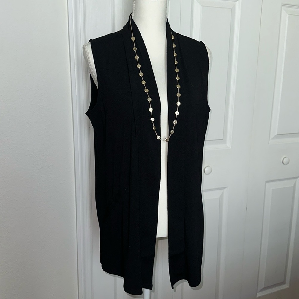Chicos Vest with Statement Necklace!